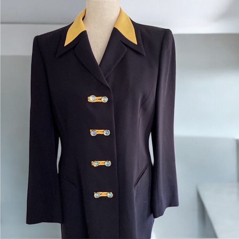 Rare Late 90’s ESCADA by Margaretha Ley Silk & Wool ~ size 38 | 8 US Like New - Picture 13 of 16